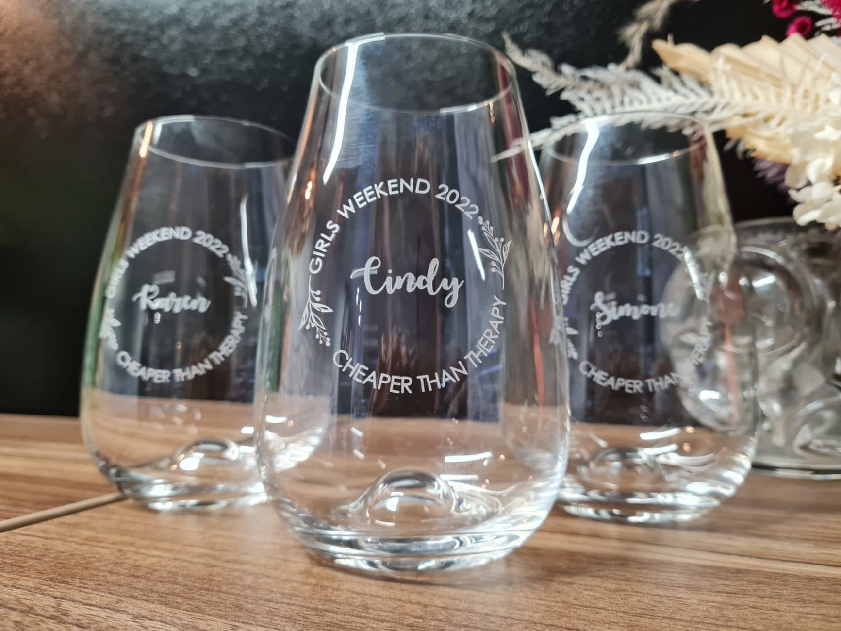 Personalised-Etch-Engraved-Glass-Wine-Glasses-Girls-Weekend-Hens-Wine-Glasses-Precision-Engraving-PELC-e1655358495434